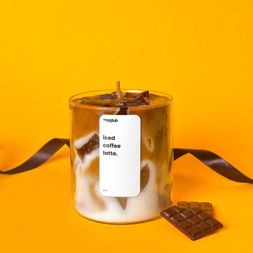 Iced Coffee Latte Candle