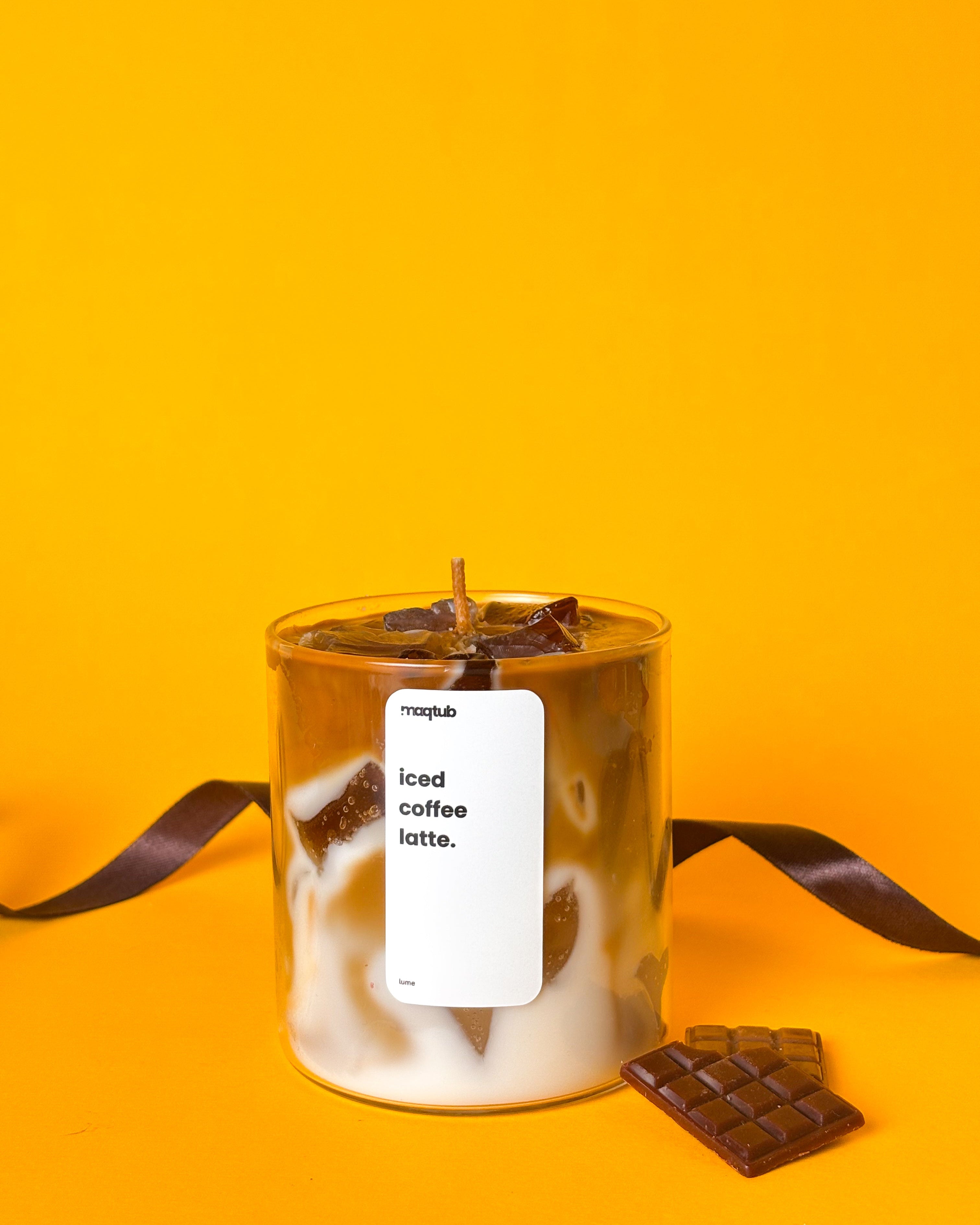 Iced Coffee Latte Candle
