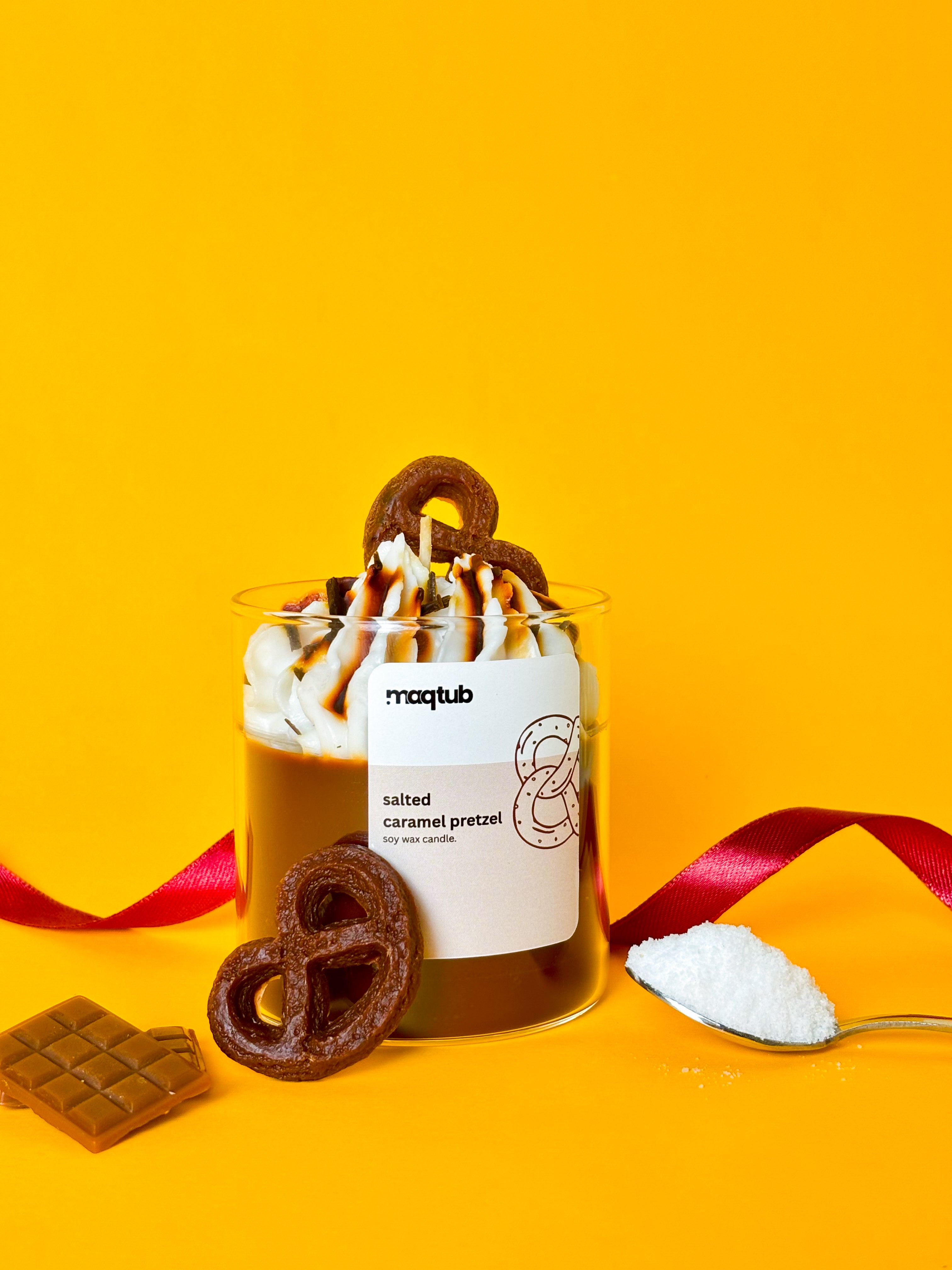 Salted Caramel Pretzel Candle